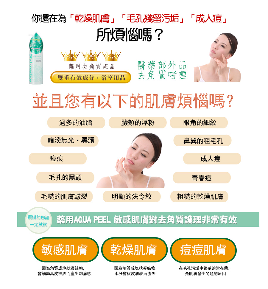 AQUA PEEL敏感肌膚